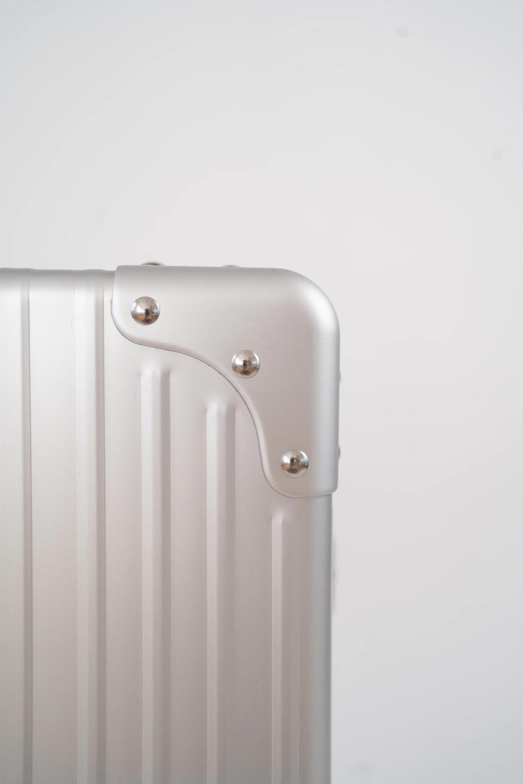 White radiator against a light gray background