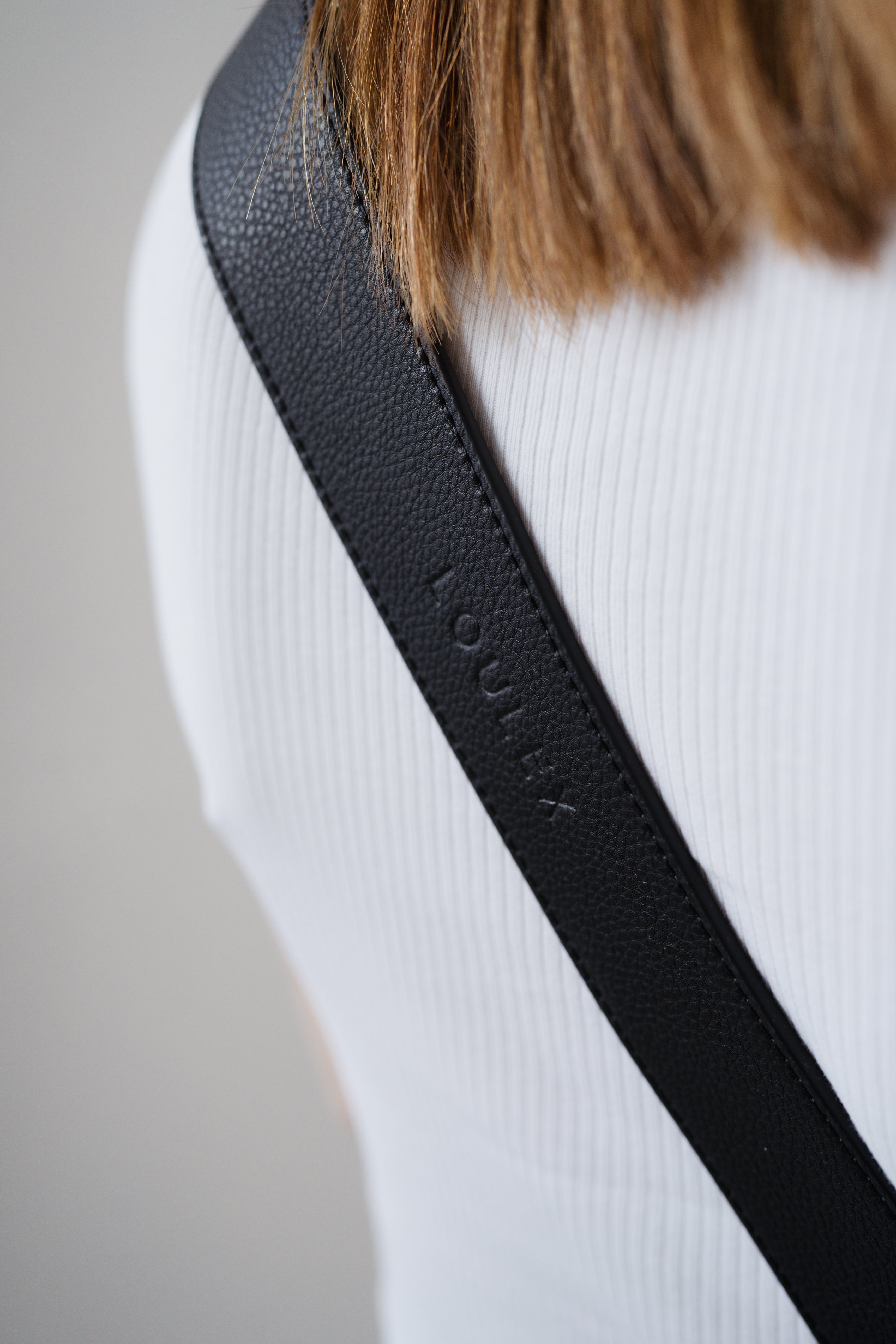Black leather