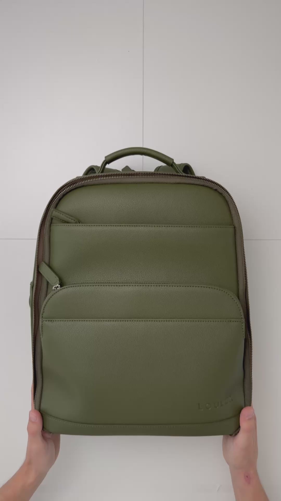 green suitcase
